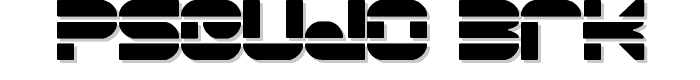 Pseudo BRK font